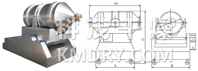 EYH系列二維運(yùn)動(dòng)混合機(jī)